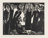 Karl Schmidt-Rottluff     1884 Rottluff bei Chemnitz - 1976 BerlinChristus (Kristus) unter den