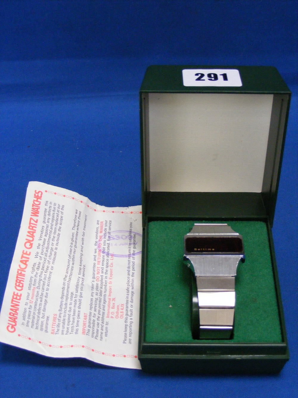 beltime digital watch