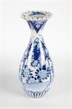 JAPANESE BLUE AND WHITE PORCELAIN VASE 37cm high