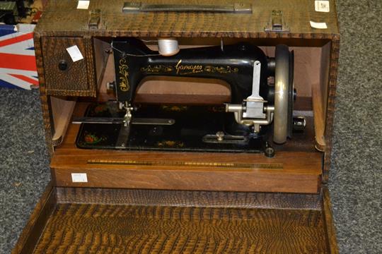 A Cased Gamages Sewing Machine Cool Gamages Sewing Machine A Cased Gamages Sewing Machine Cool Gamages Sewing Machine