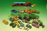 Corgi Toys Playworn Diecast Cars and Commercials: To include Chipperfields Circles Horse Box,