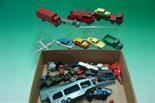 Collection of Dinky Playworn Vehicles: To include Red Foden, 154 Minx, 161 Somerset, Bedford,
