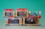Selection of Britains Military Vehicles: To include 9780 Kettenkrad Half Track Motorcycle, 9783