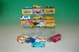 Collection of Matchbox Cars: To include Boxed examples 19 Lotus, 20 Taxi, 25 Toyota Celica GT (