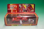 Corgi Toys HCB-Angus Firestreak set no.1001: In original window box complete with figures.