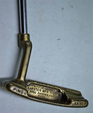 ping brass putter