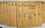 Rare and early 1902 Lawn Tennis and Croquet magazines – to incl Vol. VI I no 157 April 23rd 1902