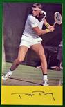Tennis Star Bjorn Borg signature – including a photograph of Borg