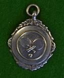 1950s Table Tennis medal – silver winners medal, the obverse embossed with table tennis bats and