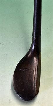 J Aitken, Portrush transitional driver in dark stained beech wood c1890 - showing a clear maker’s