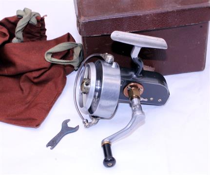 REEL: Hardy Altex No2 MK5 spinning reel, full bail, left hand wind, folding handle, retains most
