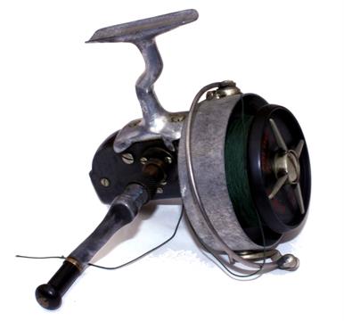 REEL: Hardy Altex No3 MK3 spinning reel, scare model with bright finish alloy foot secured to casing