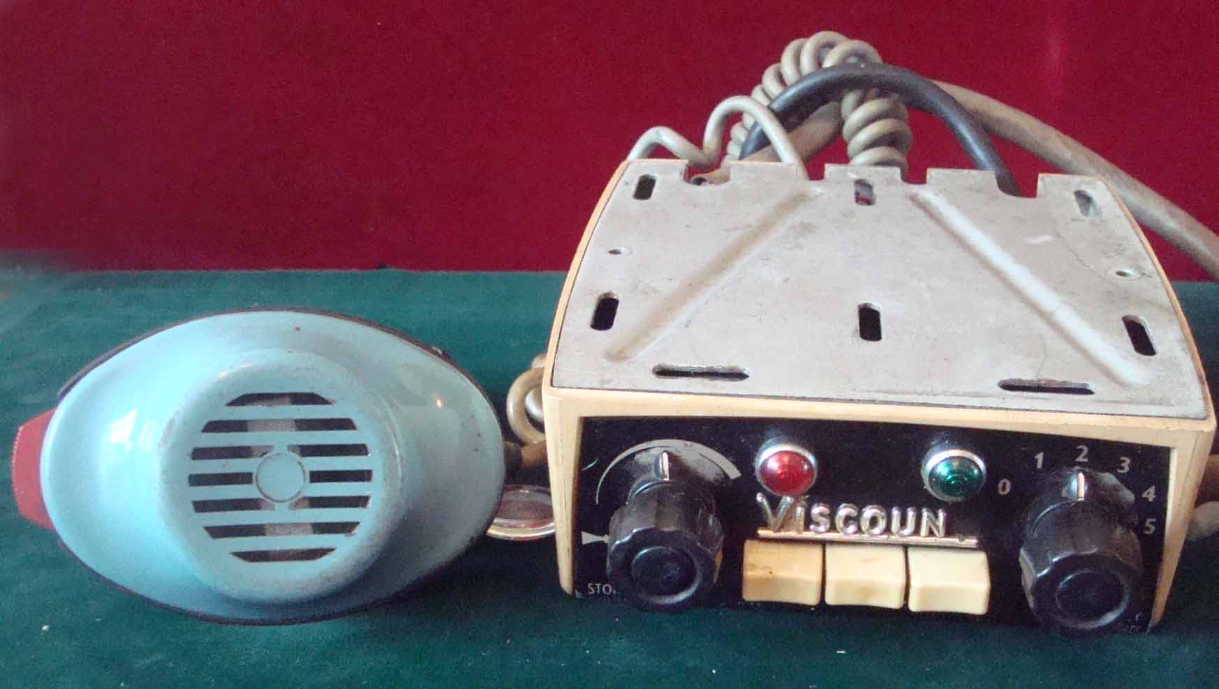1950s Police Car Radio and Microphone Viscount radio complete with