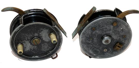 REEL: Alex Martin Impulse Titan alloy drum casting reel, Patent 16023/30, 3.5" diameter, factory rim
