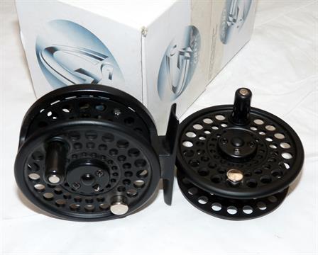 REEL & SPOOL (2): Greys of Alnwick 2.75" alloy brook trout reel with backplate tension regulator, in
