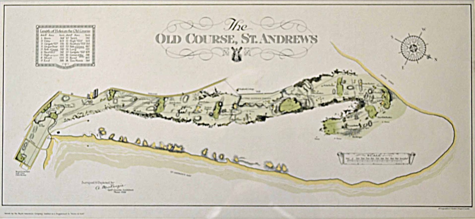 A McKenzie Golf Course Architect â€“ "Map of the Old Course St Andrews