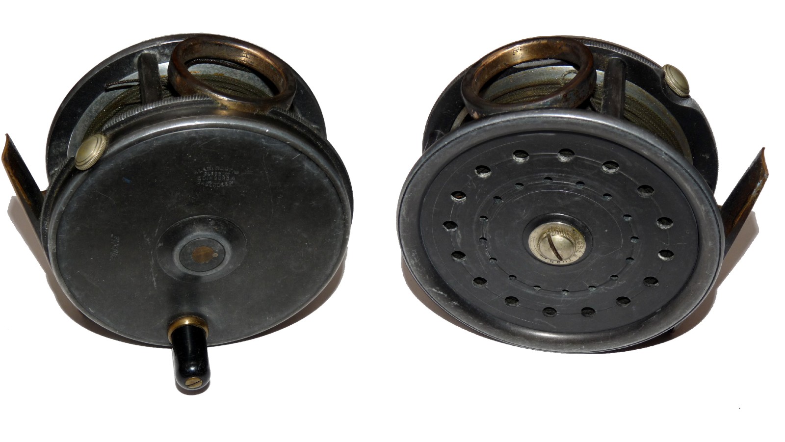 REEL: Alex Martin by Dingley The Thistle 4.25” Perfect style wide drum alloy salmon fly reel,