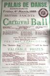 British Fascists large poster^ approx. 76x50cm advertising the British Fascists` Grand Carnival