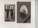 Titanic two photographs probably original^ the first showing Captain Smith in his full uniform with