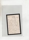 Autograph - medical - Joseph Lister^ founder of antiseptic surgery autograph letter signed to an