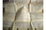 Judaica - fine indenture on two sheets of vellum dated April 28th 1748 being a deed of covenant to