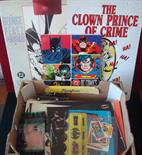 Collection of Batman Related Items: To consist of The Joker 1982 Sign, George Perez Portfolio, Odd