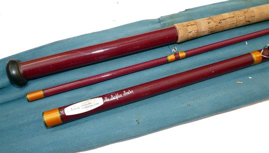 ROD: Norco of Fording Bridge, Hampshire The Bicton Boster 11` 2 piece hollow glass barbel rod,