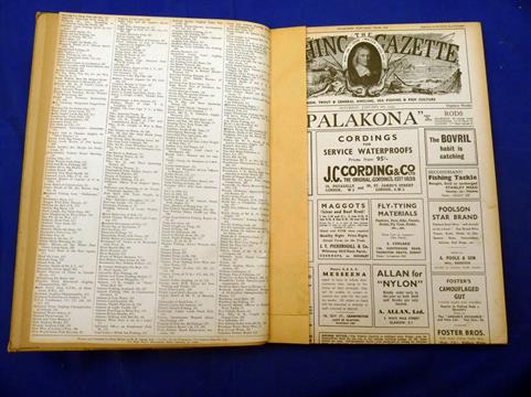 FISHING GAZETTE: Wartime bound volume of the Fishing Gazette, volume 127 January to June1945, in