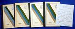 EPHEMERA: Four volumes from The Usk Valley Casting Club Handbook dating 1938, 39, 54 and 1957, all