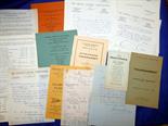TOURNAMENT CASTING EPHEMERA: Quantity of tournament casting handbooks, letters and ephemera incl.