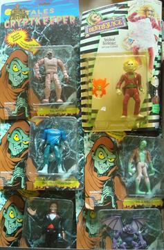 Tales of the Crypt keeper Horror Style Figures: Issues circa 1990 by Ace Novelty Toy Inc USA.