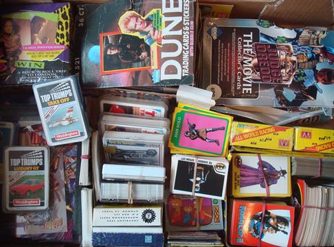 Great Selection of Bubble Gum and Trade Cards: To consist of various odds from Simpsons, Batman,