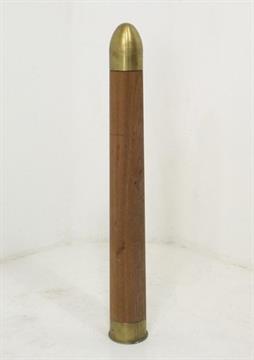 Militaria A Large English 1mm Wombat Anti Tank Shell Drill Round Completely Inert With B