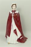 A Royal Worcester porcelain figure 'In Celebration of The Queen's 80th Birthday 2006', printed mark,