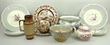 A quantity of ceramics, comprising; a Masons 'Prince of Wales' pattern ginger jar, 18cm high, and