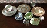 Boxed lot of porcelain including trio etc.