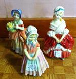 Three Royal Doulton figures, Peggy HN2638,  Tootles, Cissie HN1809