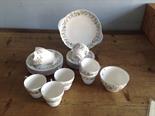 Crown Staffordshire tea service x 6