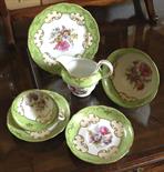 Twelve place porcelain tea service.