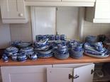 A large quantity of Spode Blue Italian pattern