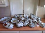 Large quantity of Royal Worcester Evesham pattern china.