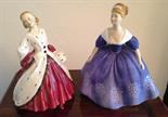 Two Royal Doulton figures, Nina 2347 and The ermine Coat, 1981.