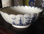 English (possibly Swansea) creamware bowl. Slight a\f.