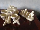 Lurpak advertising ware x6 including toastrack.