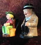 Royal Doulton Winston Churchill toby jug and