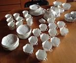 Shelley white porcelain tea and coffee service.