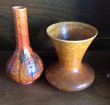 Two Royal Lancaster pottery vases 1 a/f.