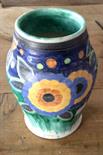 E Radford Art Deco pottery vase.