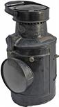 Great Northern Railway large Signal Lamp plated on the reducing cone STATHERN STN. Also has the