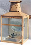 GCR Platform Lamp complete with interior having an oval brass plate ‘The Reform Lighting Co.,